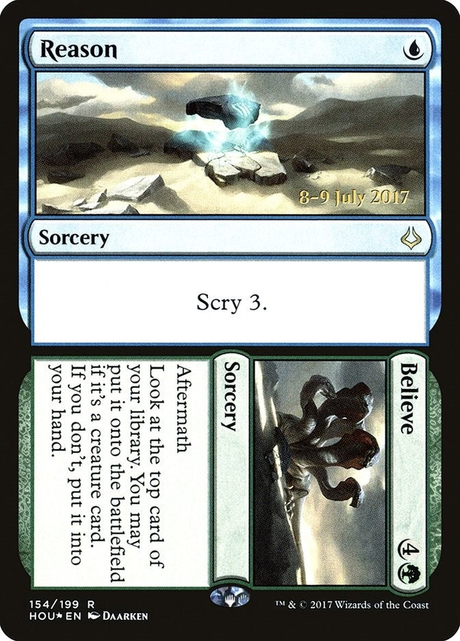 Image for Reason // Believe (154) [Prerelease Cards] - Magic: The Gathering