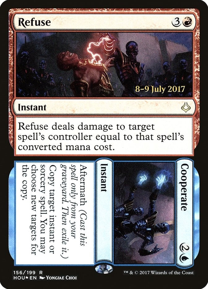 Image for Refuse // Cooperate (156) [Prerelease Cards] - Magic: The Gathering