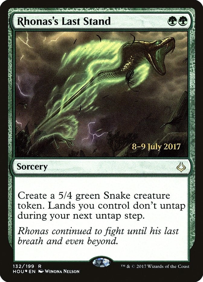 Image for Rhonas's Last Stand (132) [Prerelease Cards] - Magic: The Gathering