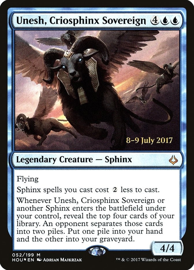 Image for Unesh, Criosphinx Sovereign (52) [Prerelease Cards] - Magic: The Gathering