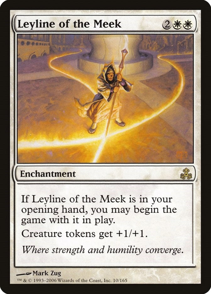 Image for Leyline of the Meek (10) [Guildpact] - Magic: The Gathering