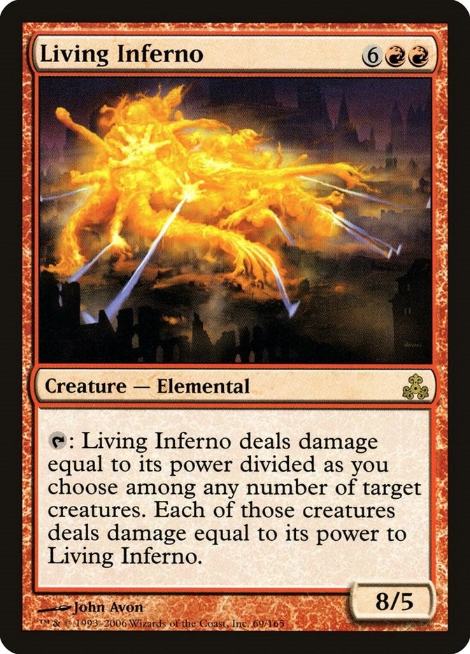 Image for Living Inferno (69) [Guildpact] - Magic: The Gathering