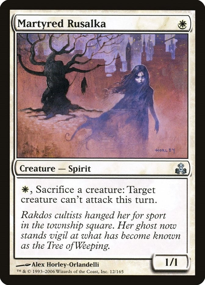 Image for Martyred Rusalka (12) [Guildpact] - Magic: The Gathering