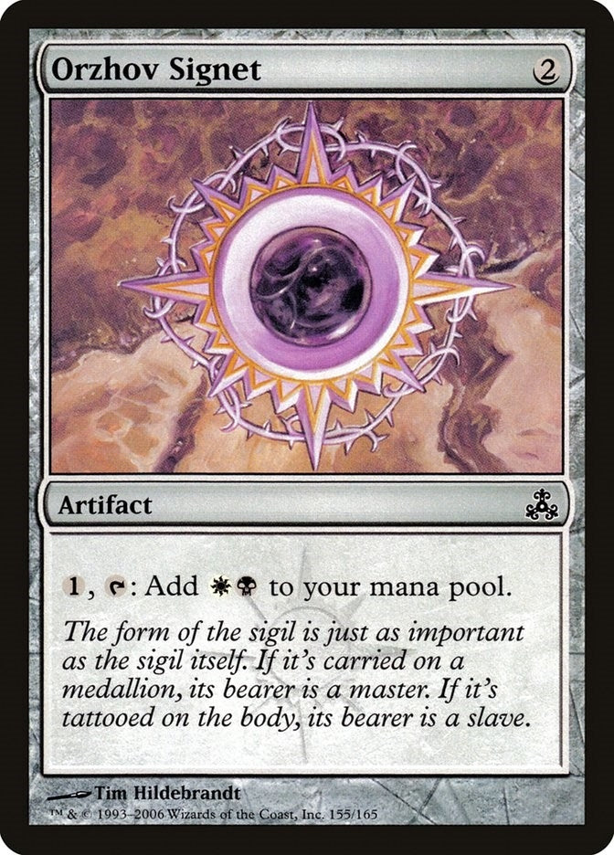 Image for Orzhov Signet (155) [Guildpact] - Magic: The Gathering