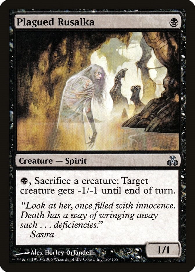 Image for Plagued Rusalka (56) [Guildpact] - Magic: The Gathering