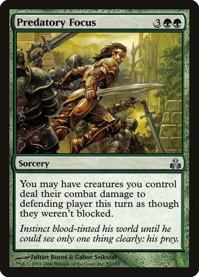Image for Predatory Focus (92) [Guildpact] - Magic: The Gathering