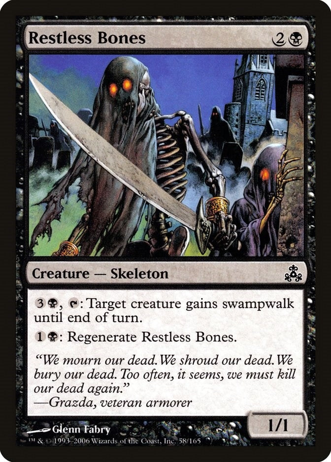 Image for Restless Bones (58) [Guildpact] - Magic: The Gathering
