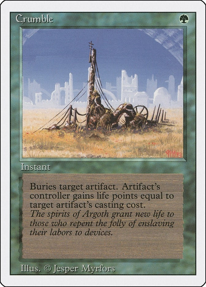 Image for Crumble [Revised Edition] - Magic: The Gathering