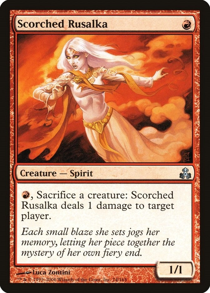 Image for Scorched Rusalka (74) [Guildpact] - Magic: The Gathering