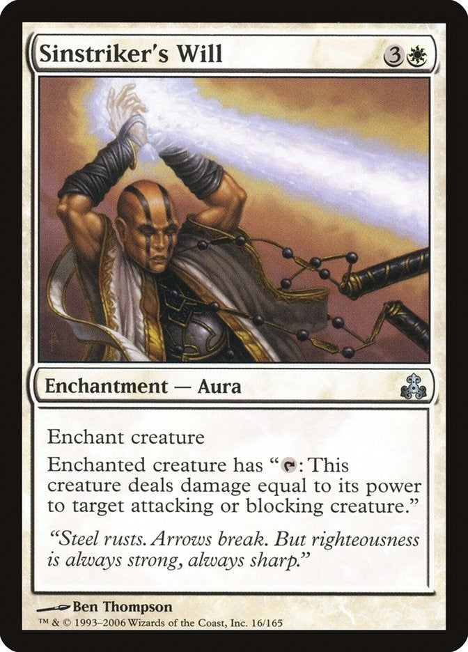 Image for Sinstriker's Will (16) [Guildpact] - Magic: The Gathering