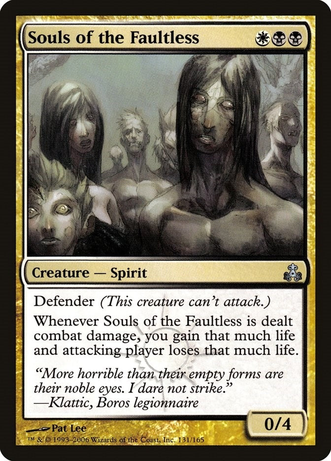 Image for Souls of the Faultless (131) [Guildpact] - Magic: The Gathering