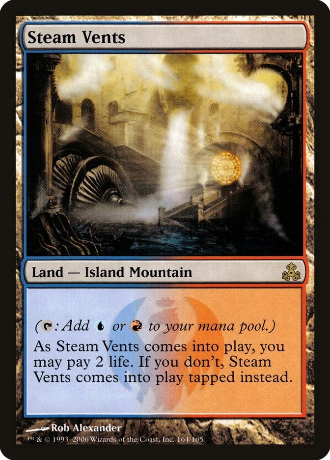 Image for Steam Vents (164) [Guildpact] - Magic: The Gathering