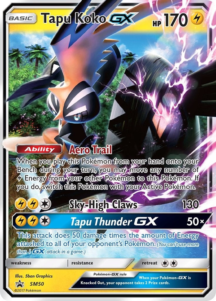 Image for Tapu Koko GX - SM50 (SM50) [SM Promos] - Pokemon