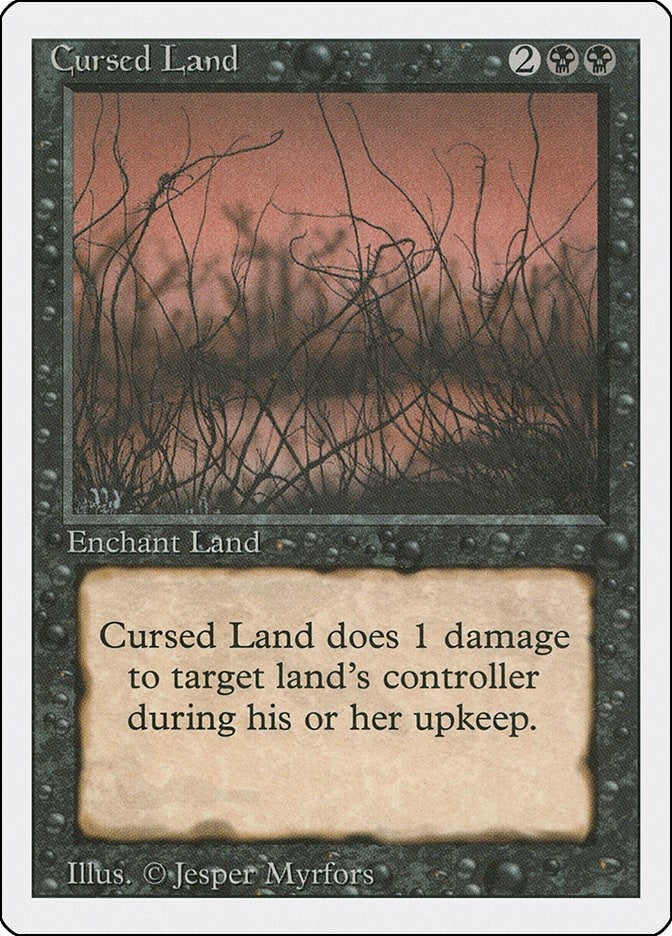 Image for Cursed Land [Revised Edition] - Magic: The Gathering