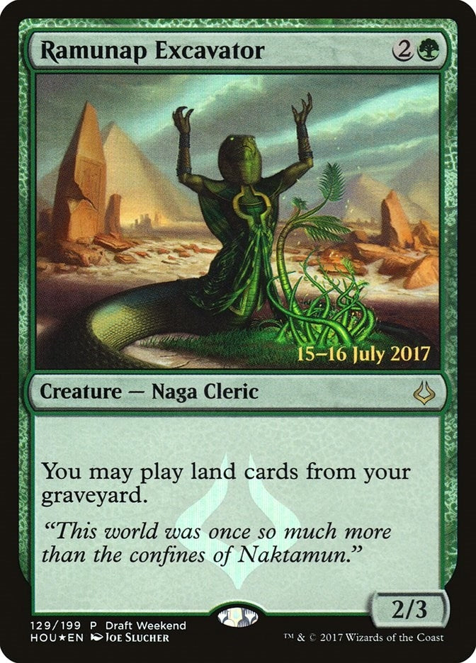 Image for Ramunap Excavator (Draft Weekend) (129) [Launch Party & Release Event Promos] - Magic: The Gathering