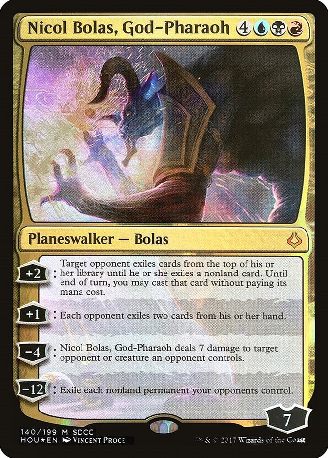 Image for Nicol Bolas, God-Pharaoh (SDCC 2017 Exclusive) (140) [Media Promos] - Magic: The Gathering