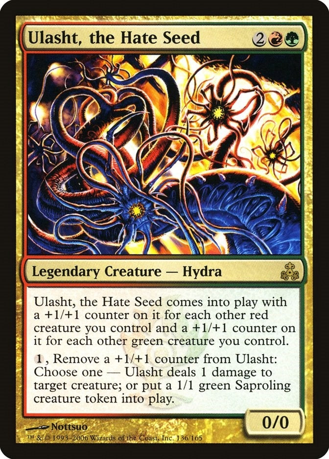 Image for Ulasht, the Hate Seed (136) [Guildpact] - Magic: The Gathering