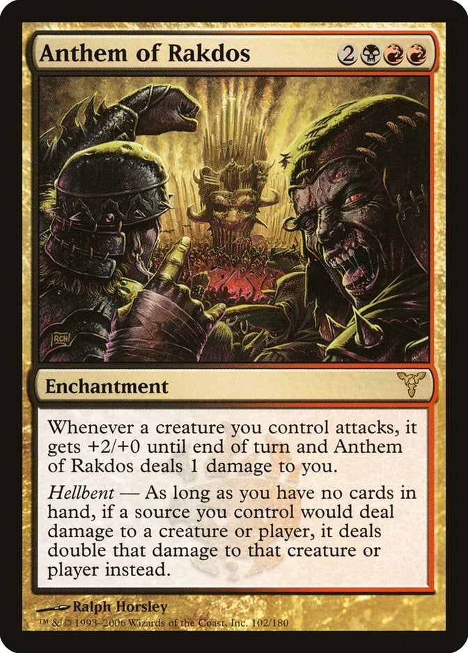 Image for Anthem of Rakdos (102) [Dissension] - Magic: The Gathering