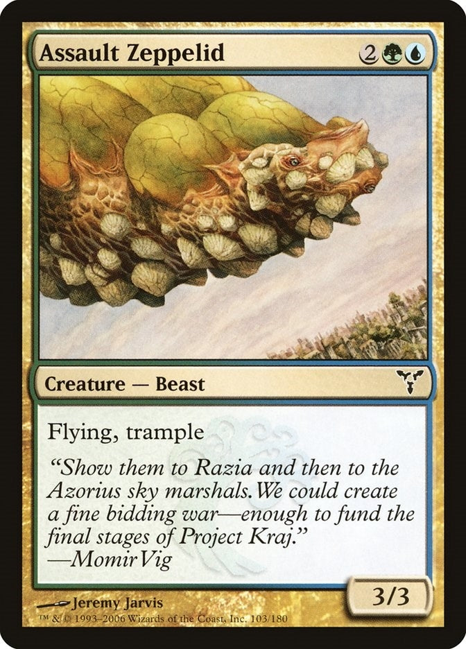 Image for Assault Zeppelid (103) [Dissension] - Magic: The Gathering