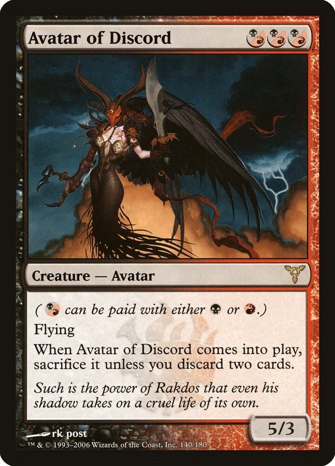 Image for Avatar of Discord (140) [Dissension] - Magic: The Gathering