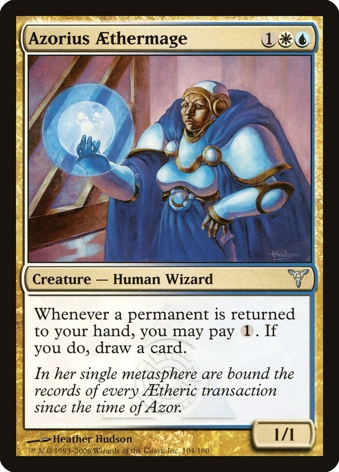 Image for Azorius Aethermage (104) [Dissension] - Magic: The Gathering