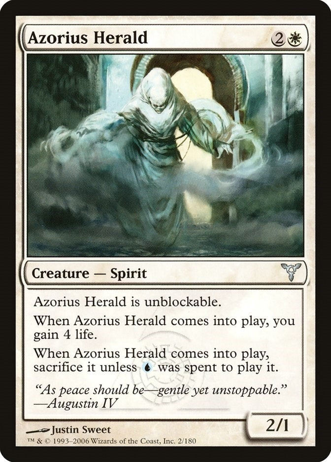 Image for Azorius Herald (2) [Dissension] - Magic: The Gathering