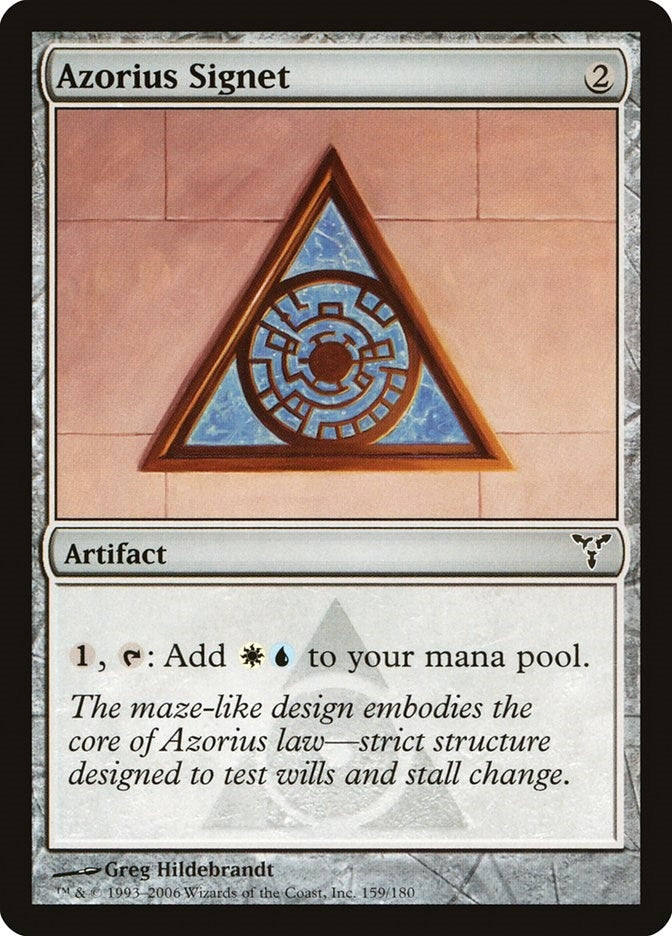 Image for Azorius Signet (159) [Dissension] - Magic: The Gathering