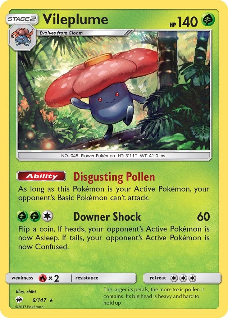 Image for Vileplume (6/147) [SM - Burning Shadows] - Pokemon