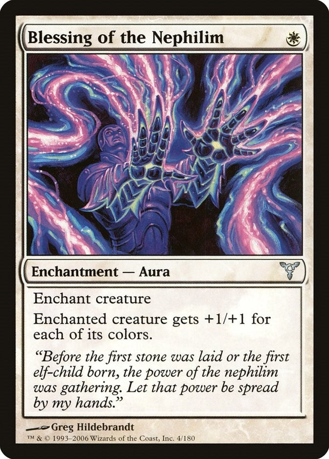 Image for Blessing of the Nephilim (4) [Dissension] - Magic: The Gathering