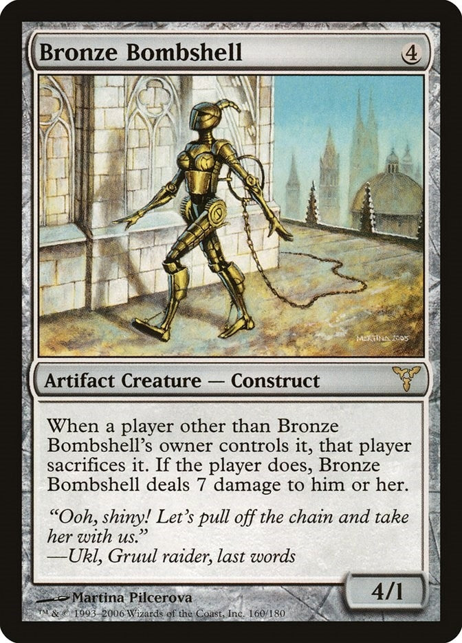 Image for Bronze Bombshell (160) [Dissension] - Magic: The Gathering