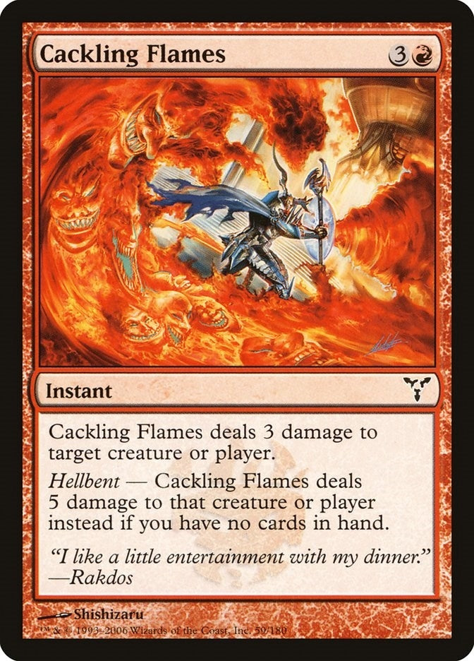 Image for Cackling Flames (59) [Dissension] - Magic: The Gathering