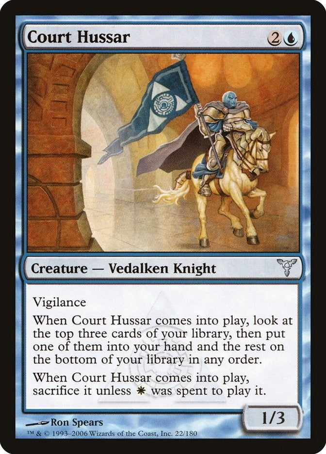 Image for Court Hussar (22) [Dissension] - Magic: The Gathering