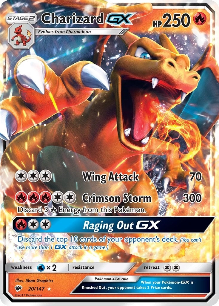 Image for Charizard GX (20/147) [SM - Burning Shadows] - Pokemon