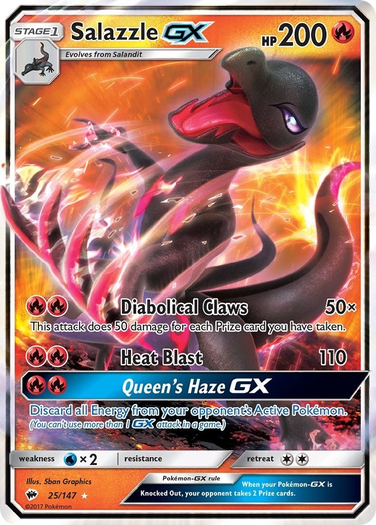 Image for Salazzle GX (25/147) [SM - Burning Shadows] - Pokemon