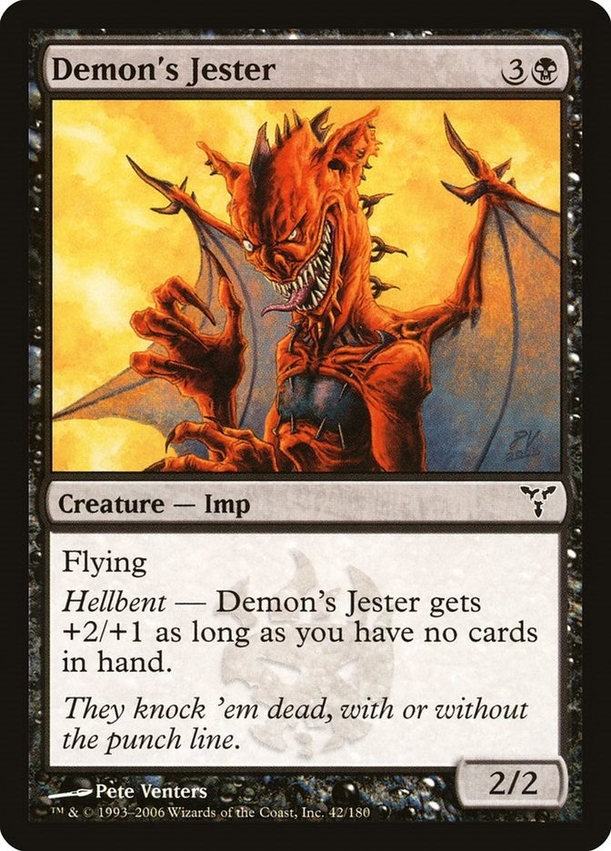 Image for Demon's Jester (42) [Dissension] - Magic: The Gathering