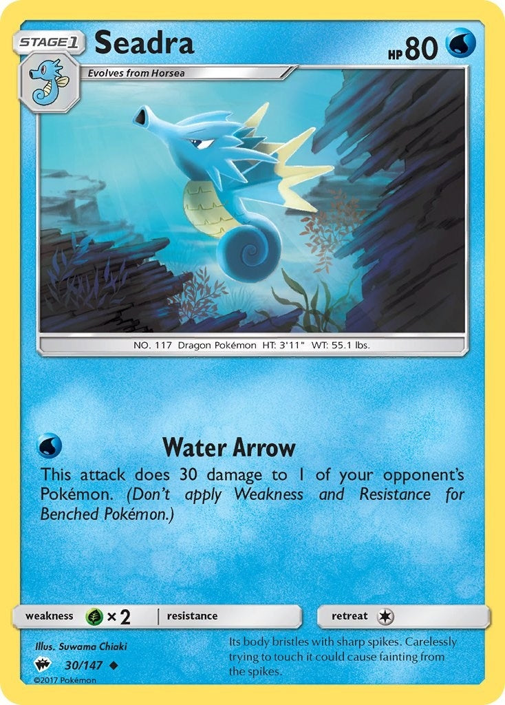 Image for Seadra (30/147) [SM - Burning Shadows] - Pokemon