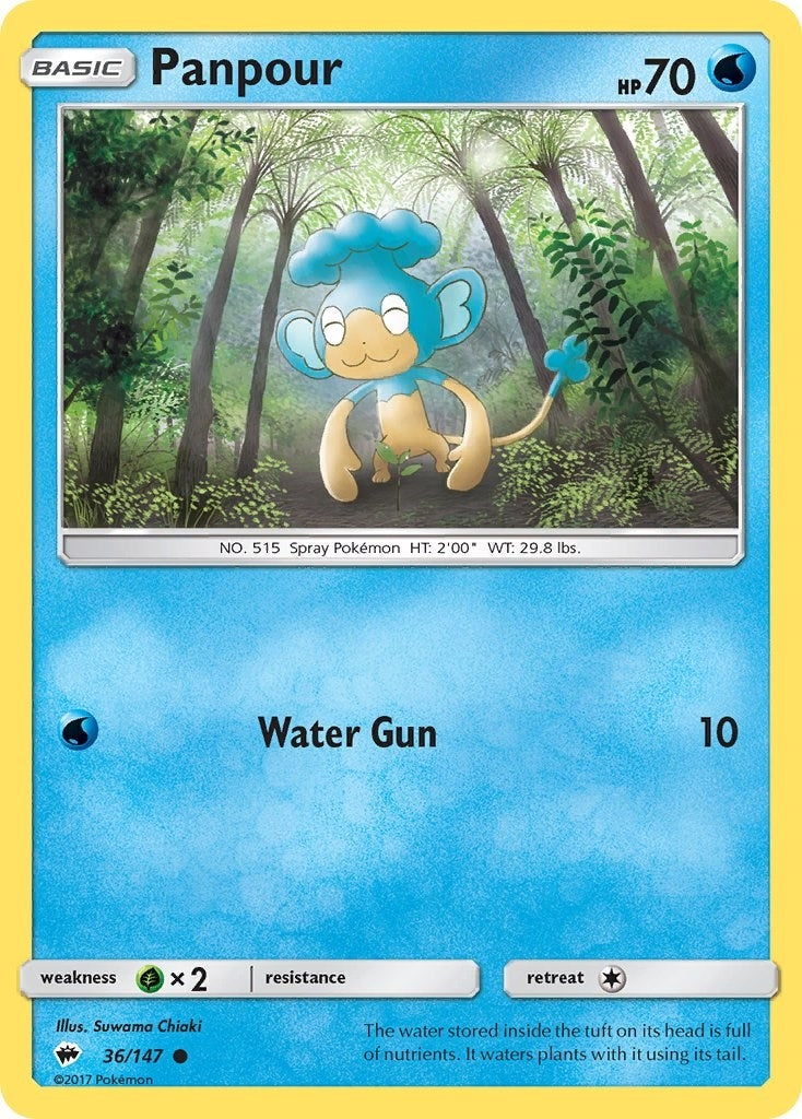 Image for Panpour (36/147) [SM - Burning Shadows] - Pokemon