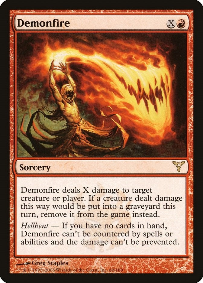 Image for Demonfire (60) [Dissension] - Magic: The Gathering