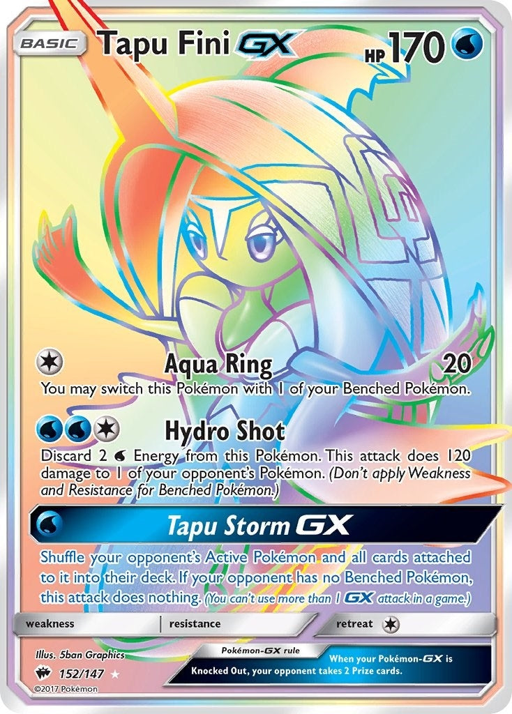 Image for Tapu Fini GX (Secret) (152/147) [SM - Burning Shadows] - Pokemon