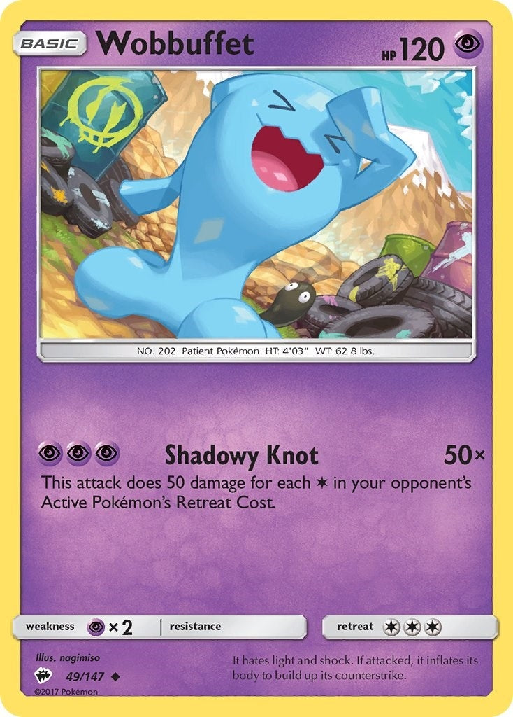 Image for Wobbuffet (49/147) [SM - Burning Shadows] - Pokemon