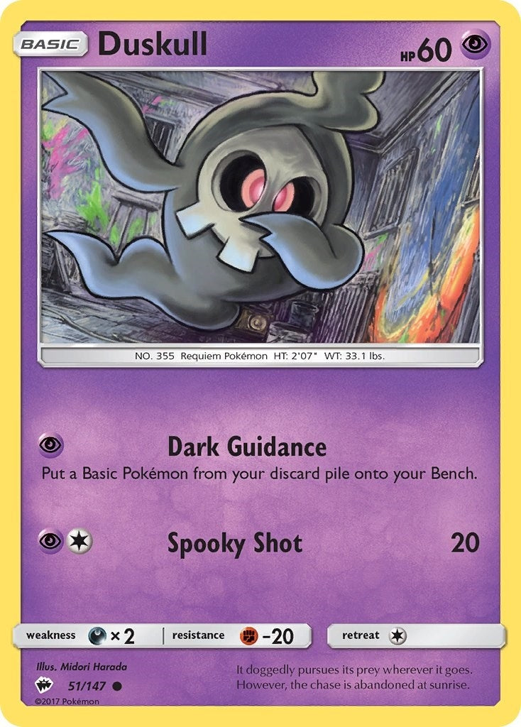 Image for Duskull (51/147) [SM - Burning Shadows] - Pokemon