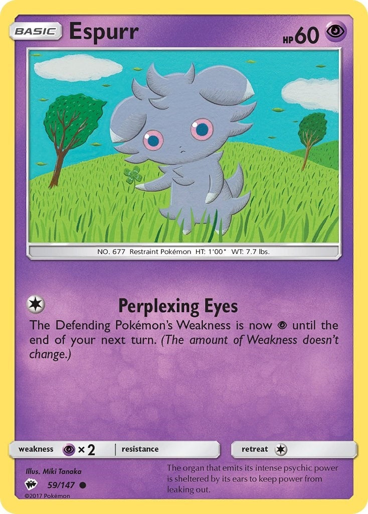 Image for Espurr (59/147) [SM - Burning Shadows] - Pokemon
