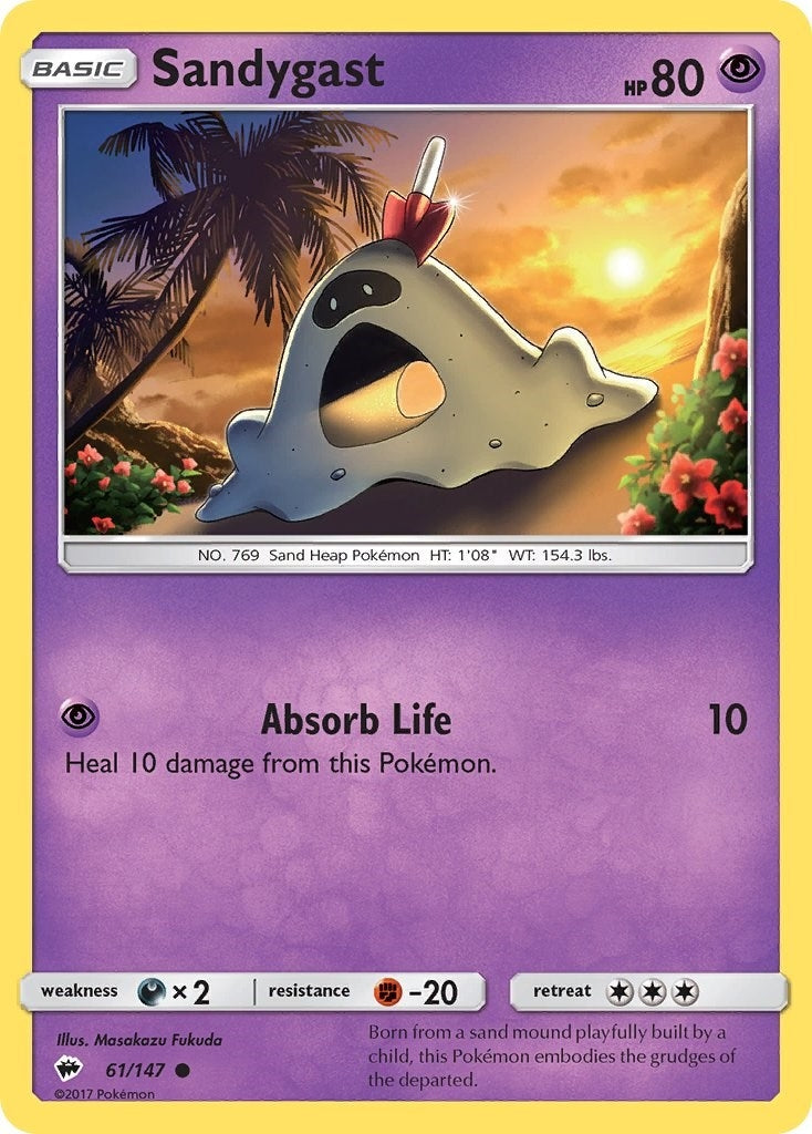 Image for Sandygast (61/147) [SM - Burning Shadows] - Pokemon