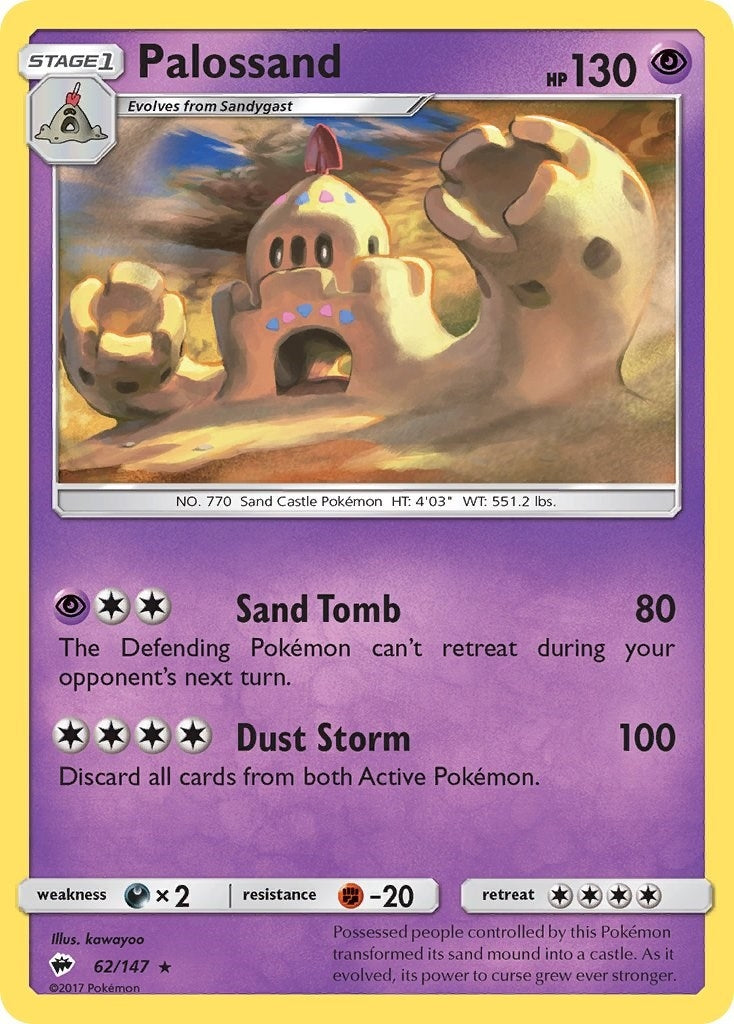 Image for Palossand (62/147) [SM - Burning Shadows] - Pokemon