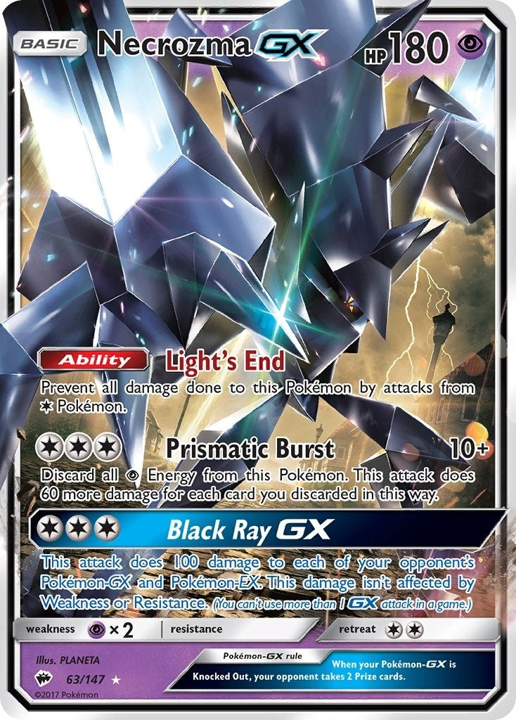 Image for Necrozma GX (63/147) [SM - Burning Shadows] - Pokemon