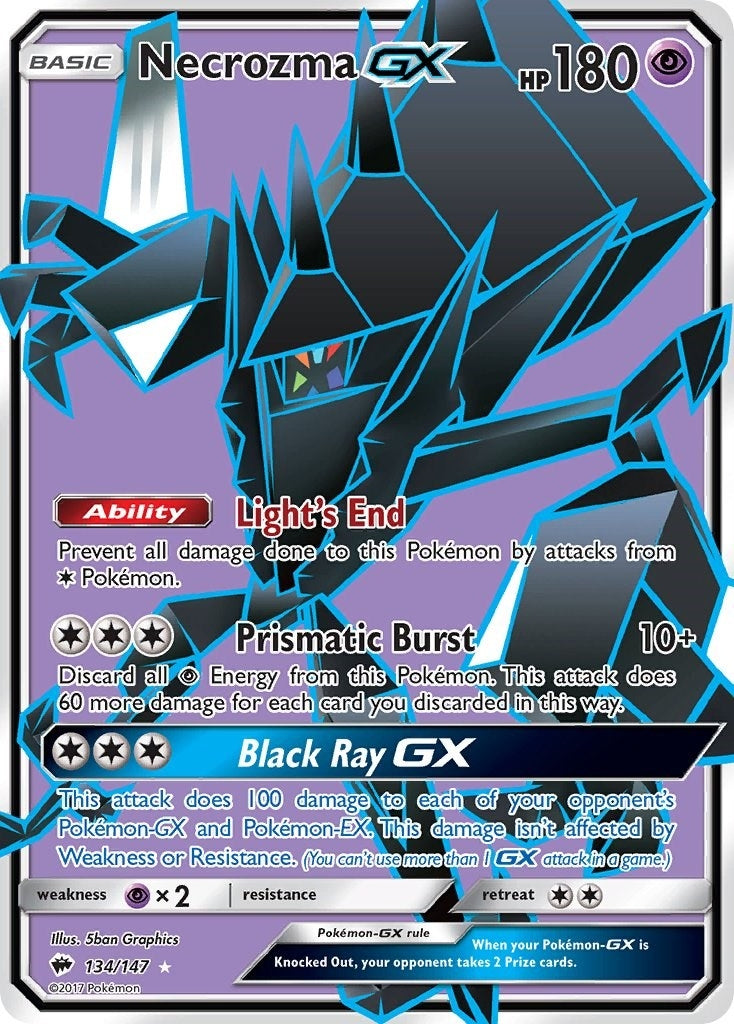 Image for Necrozma GX (Full Art) (134/147) [SM - Burning Shadows] - Pokemon