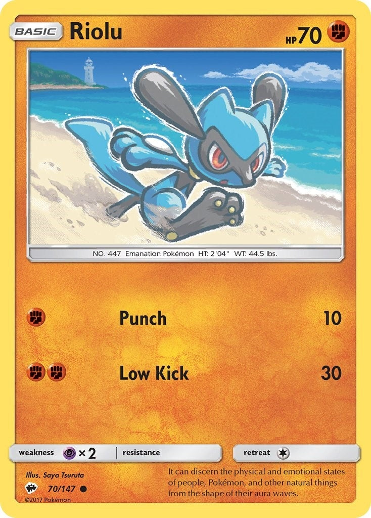Image for Riolu (70/147) [SM - Burning Shadows] - Pokemon