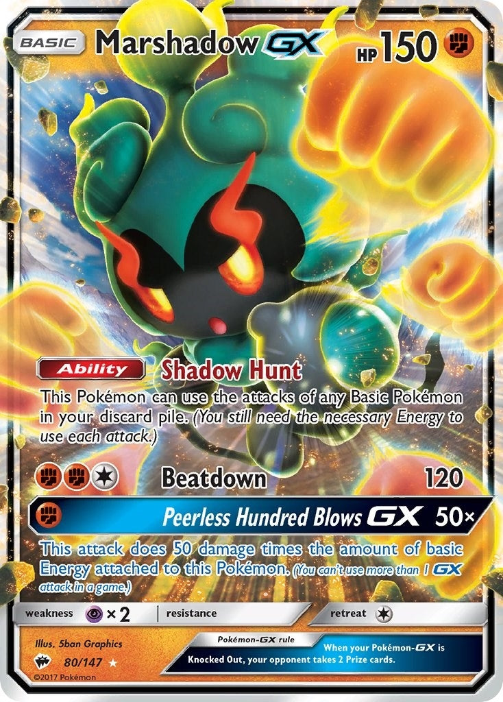 Image for Marshadow GX (80/147) [SM - Burning Shadows] - Pokemon