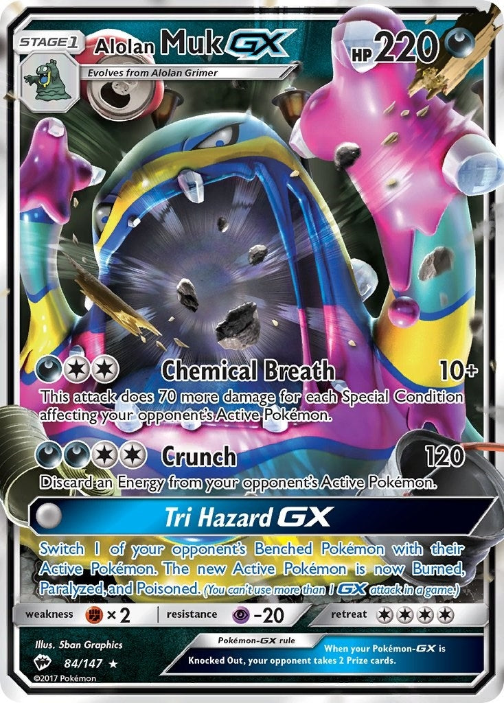 Image for Alolan Muk GX (84/147) [SM - Burning Shadows] - Pokemon