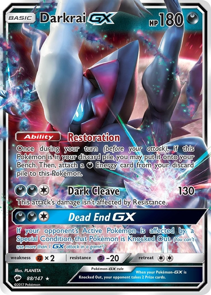 Image for Darkrai GX (88/147) [SM - Burning Shadows] - Pokemon